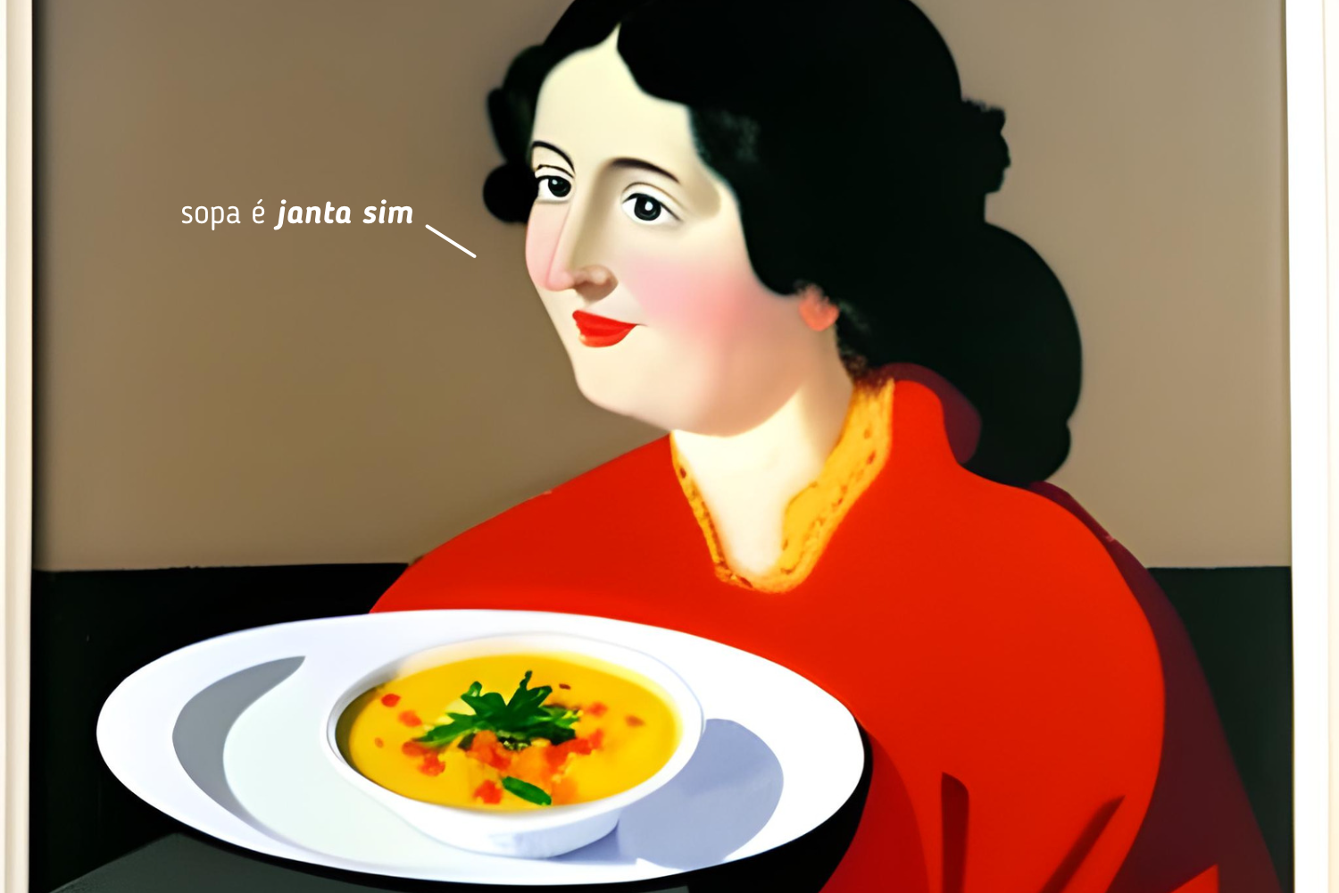 Sopa é janta sim!